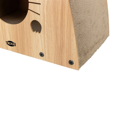 Trixie maison de crabe mdf marron clair
