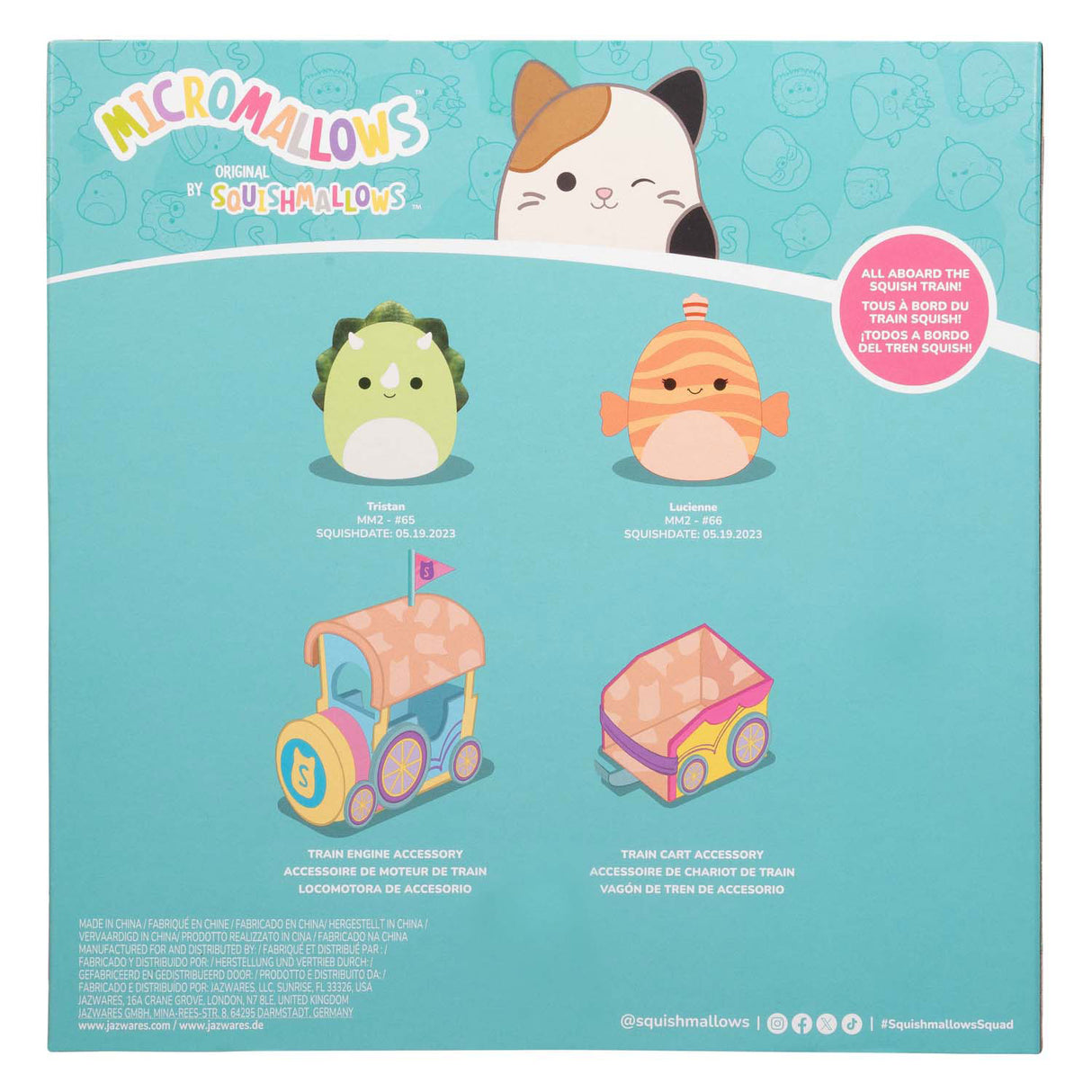 Squishmallows | 6 pièces
