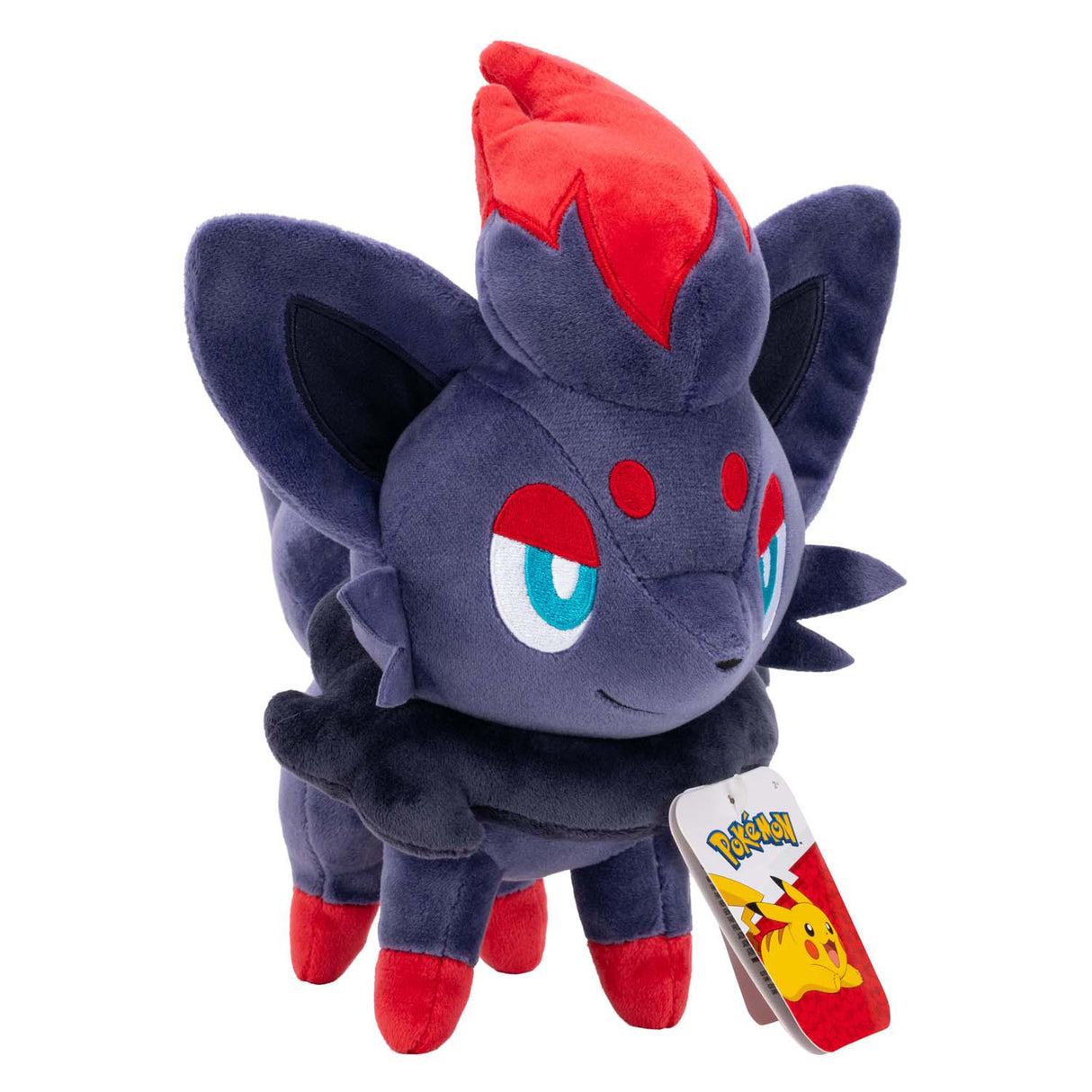 Jazwares peluche pokémon peluche zorua - 20cm