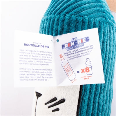 Peluche bouteille de vin Martin