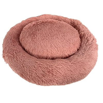 Sazzz lit pour chien moelleux vieux rose