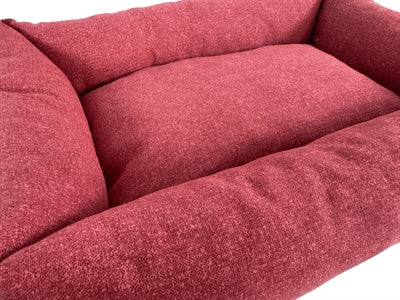Panier pour chien Baazis rouge