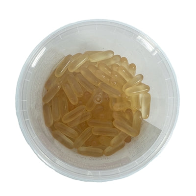 Capsules d'huile de saumon de pharmacie animale