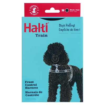 Harnais Halti commande avant noir