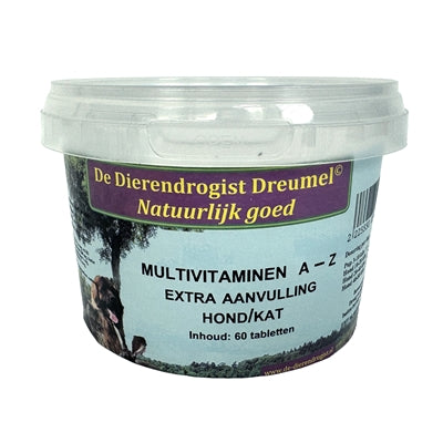 Multivitamines a-z en pharmacie animale