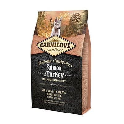 Carnilove saumon dinde chiots grande race