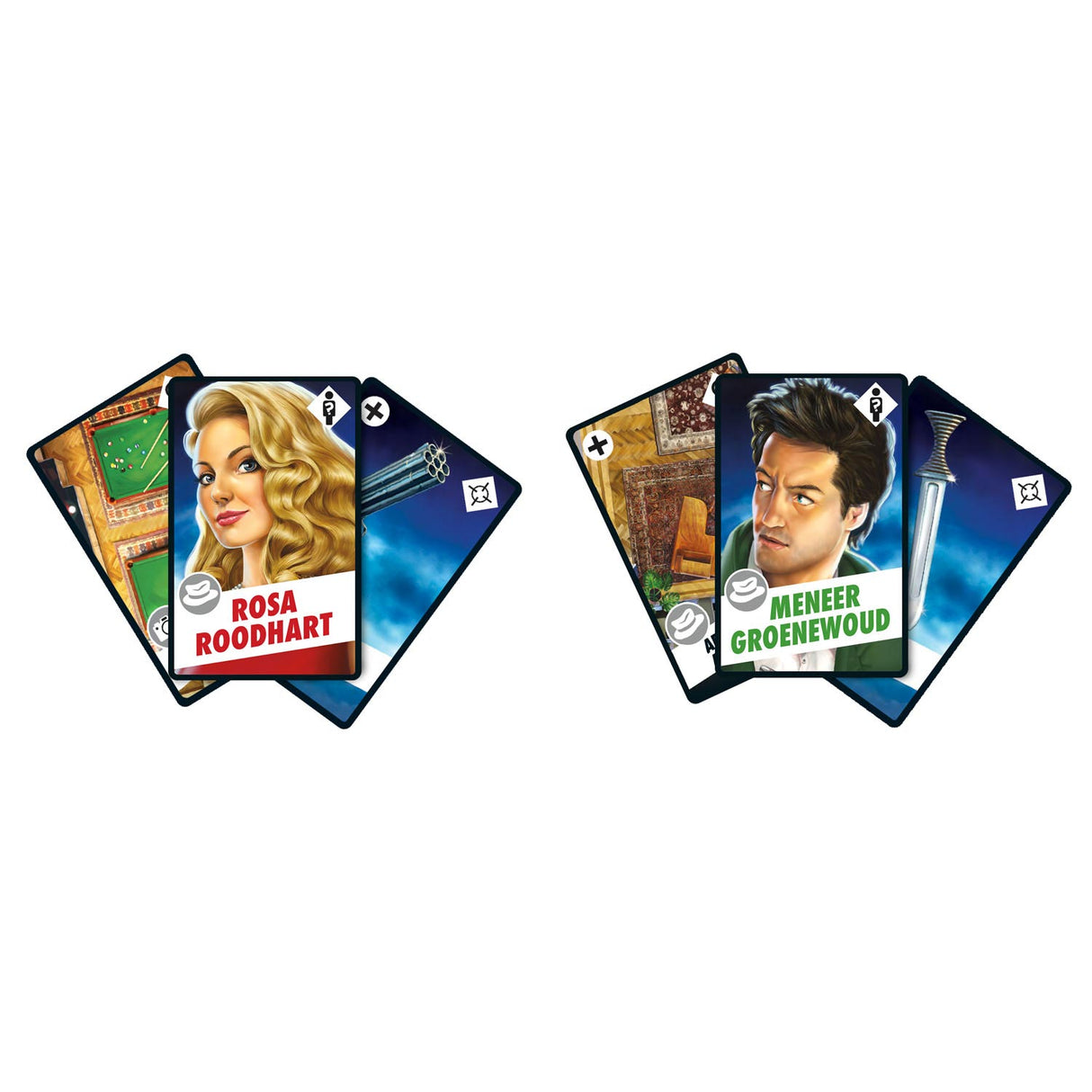 Jeu de cartes Hasbro Cluedo