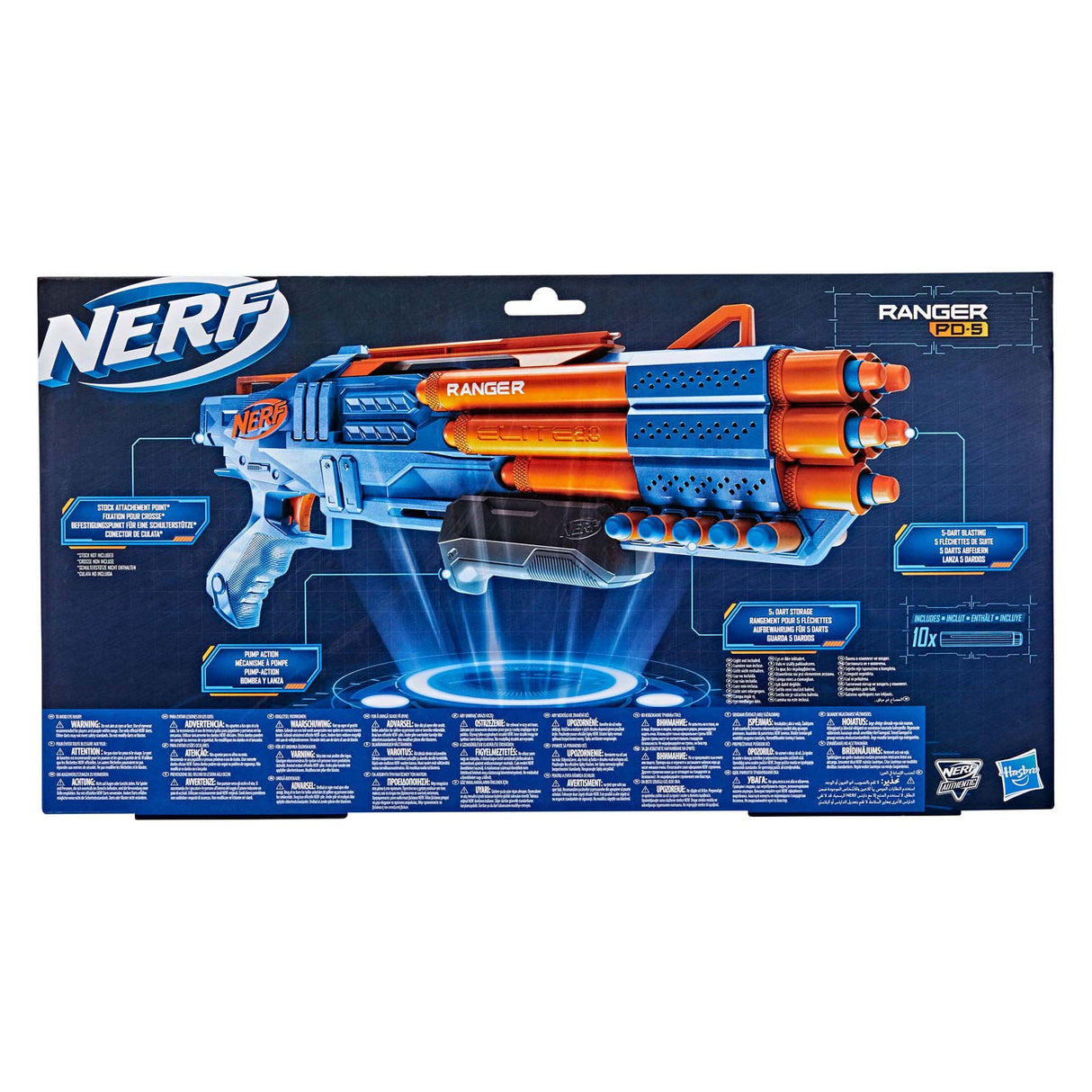 Nerf Elite 2.0 Ranger Pd 5 Blaster