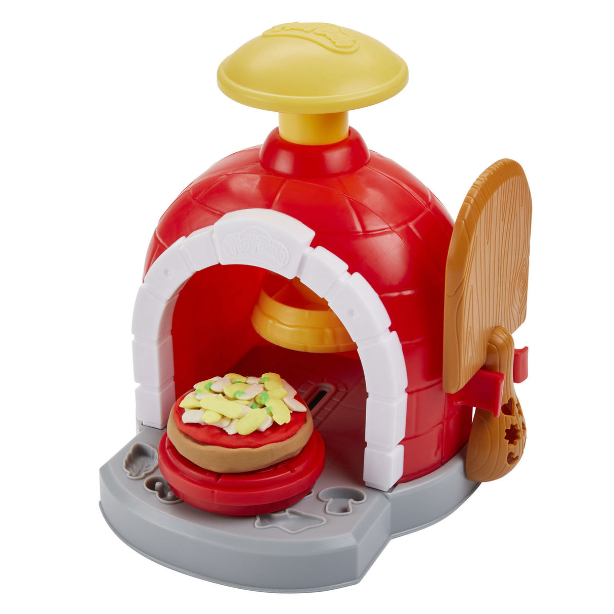 Play-doh four à pizza set de jeu - pâte à modeler - comprenant 6 pots - bricolage pour enfants