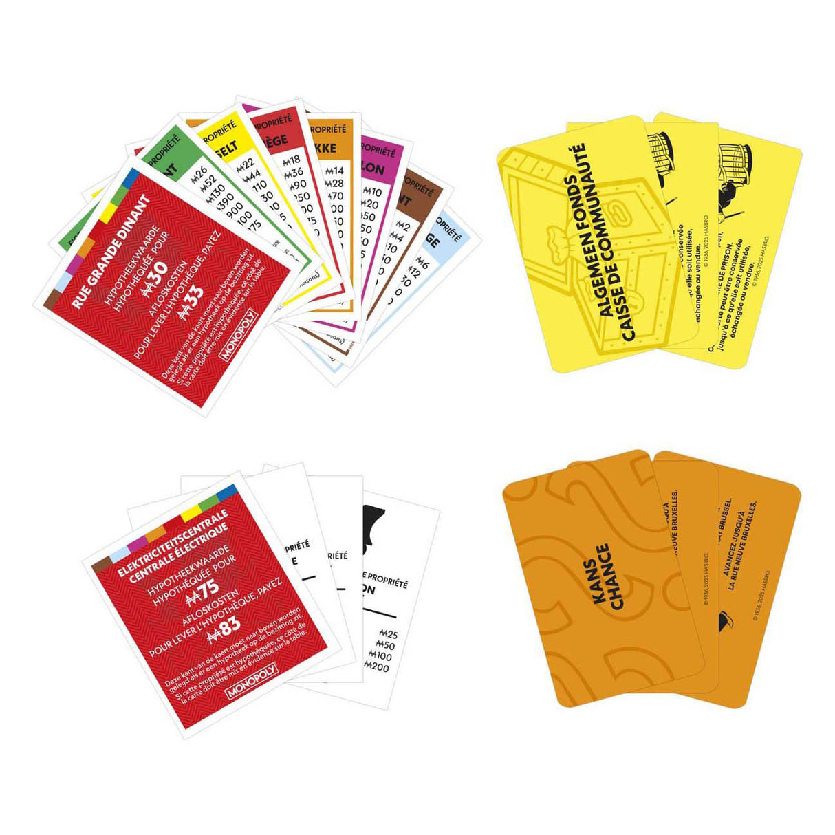 Hasbro monopoly classique nouvelle édition belgique