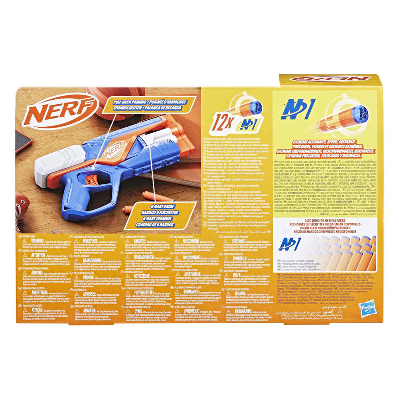 Blaster d'agilité Nerf n series + 12 fléchettes