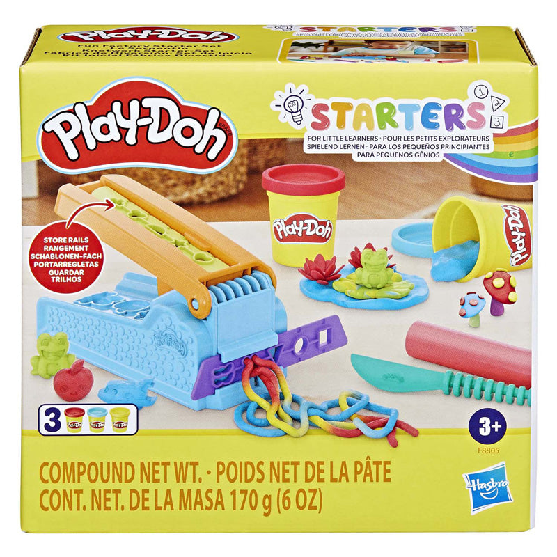 Coffret de démarrage Play-doh Fun Factory - 3 pots en argile
