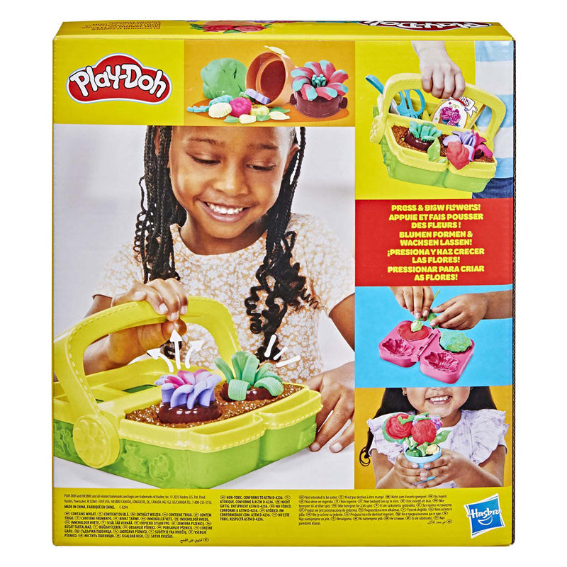 Coffret de jeu Play-doh fleurs fleuries - pâte à modeler - comprenant 5 pots