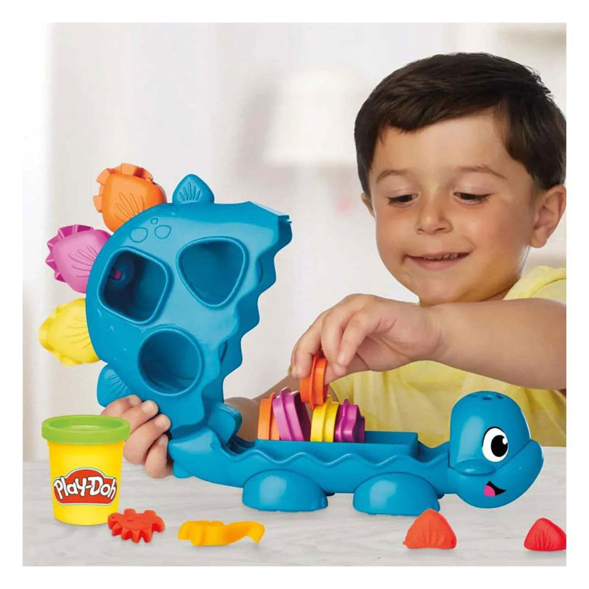 Play-doh debout formes et couleurs dinosaure - 6 pots en argile