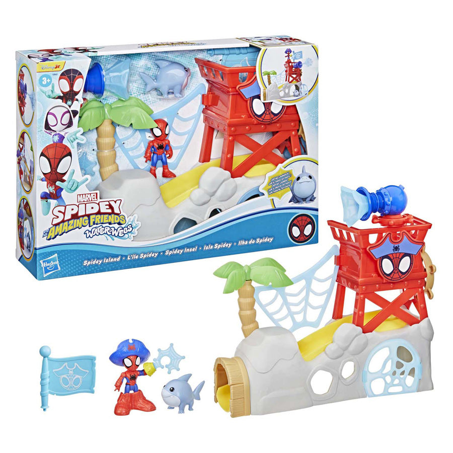 Hasbro - Toiles d'eau Spider-Man - Île des pirates