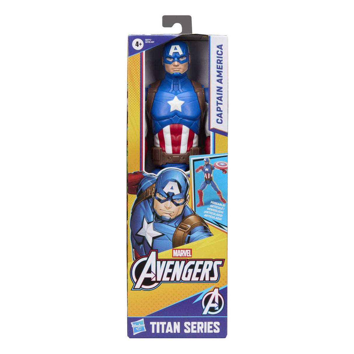 Hasbro Marvel Avengers Titan Series Figurine de jeu Captain America