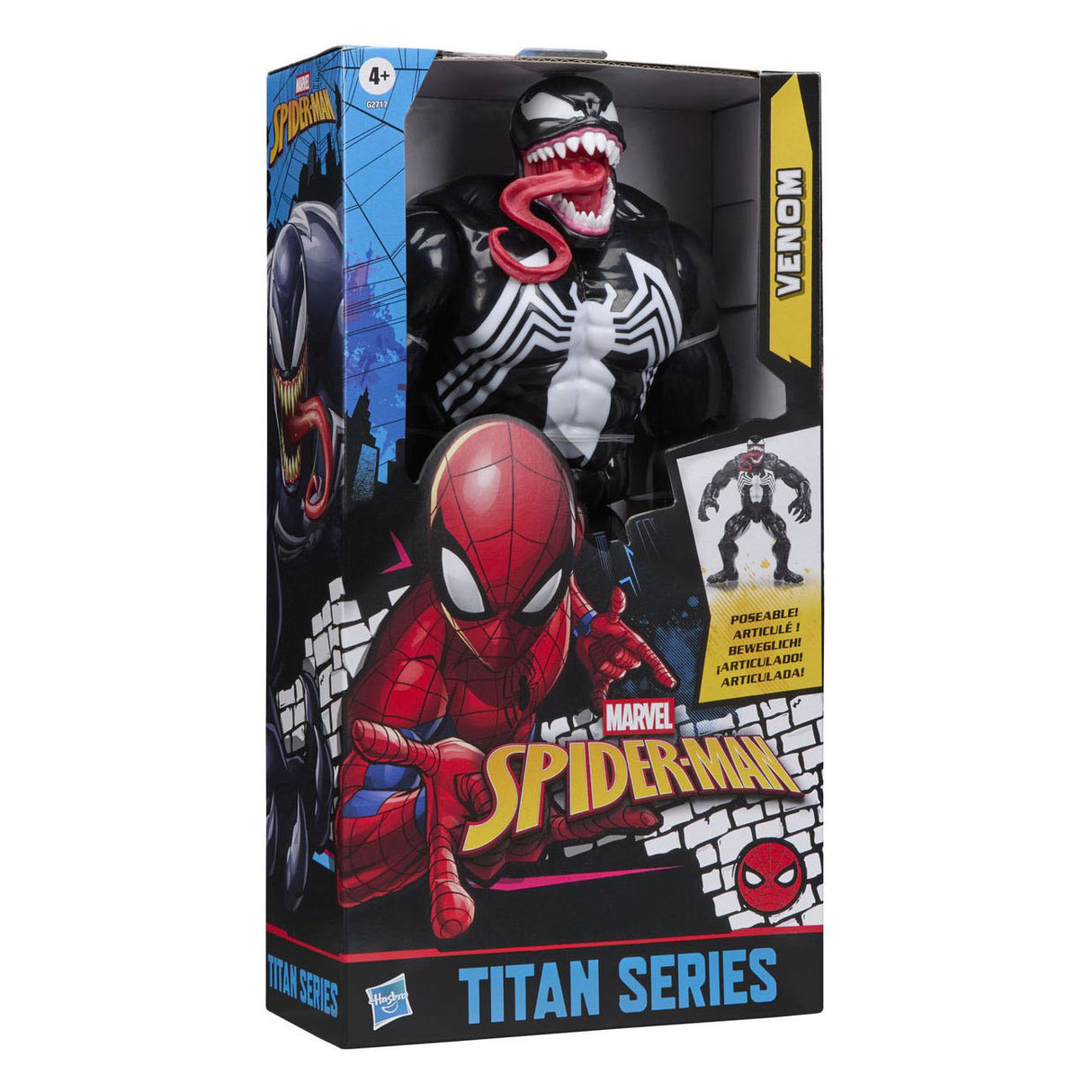Hasbro Marvel Spider-Man Titan Series Venom Jouant Figurine