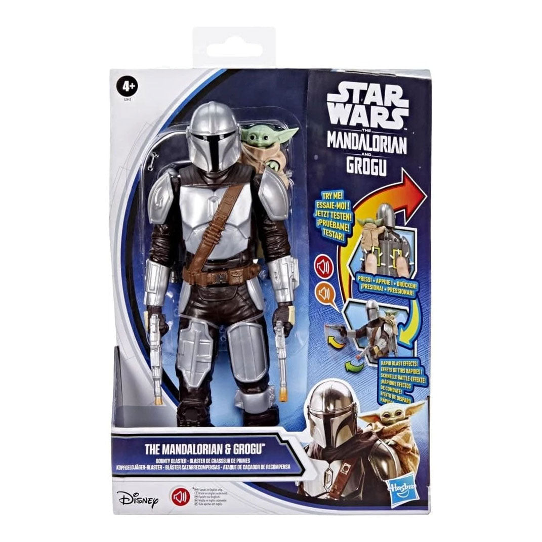Figurine Star Wars The Mandalorian et Grogu Bounty Blaster