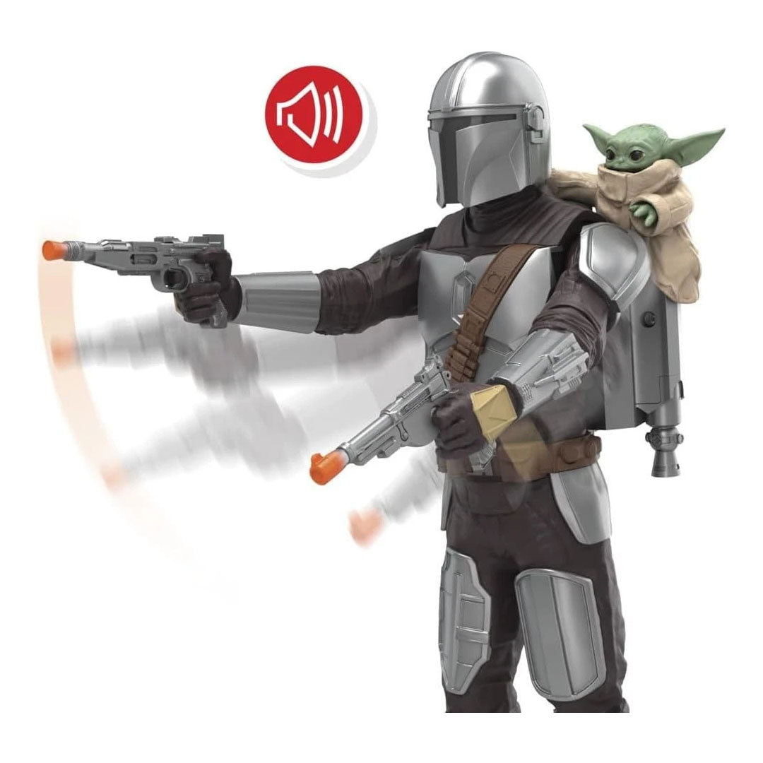 Figurine Star Wars The Mandalorian et Grogu Bounty Blaster