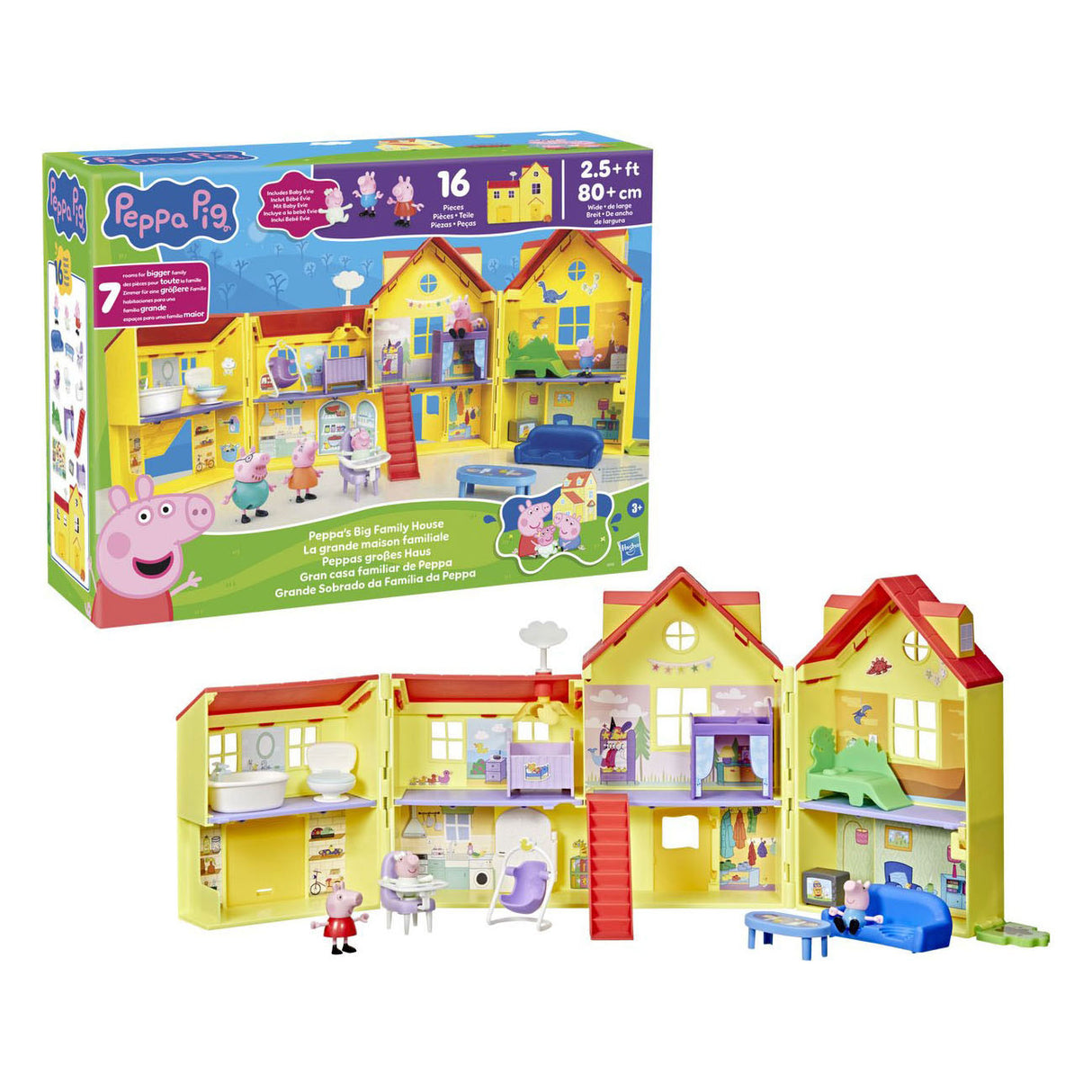 Peppa La grande maison dépliante de Peppa