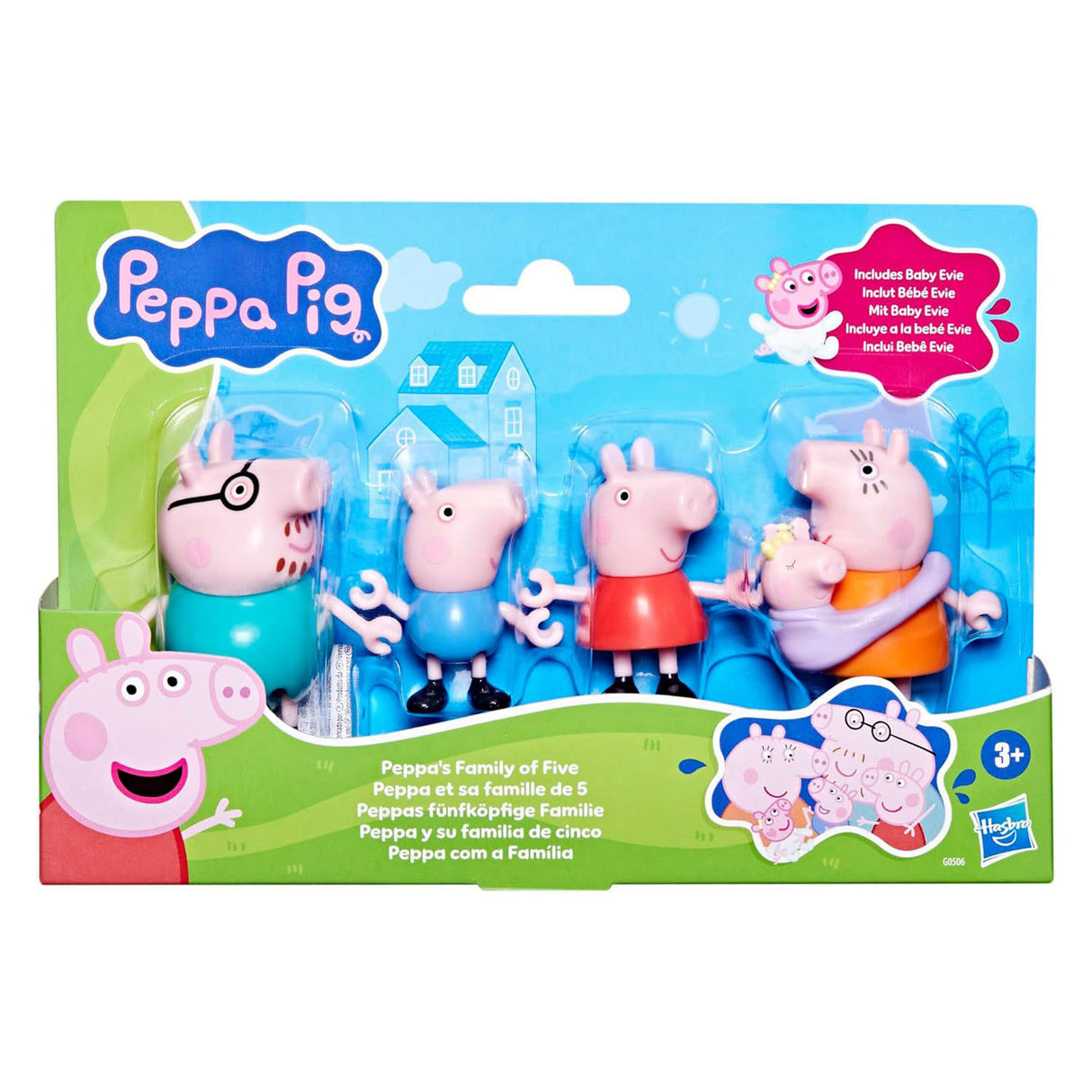 Ensemble de jeu familial Peppa Pig - 5 pièces.