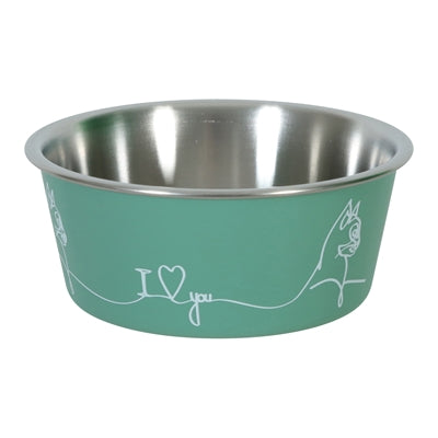 Zolux love bol à nourriture pour chat vert