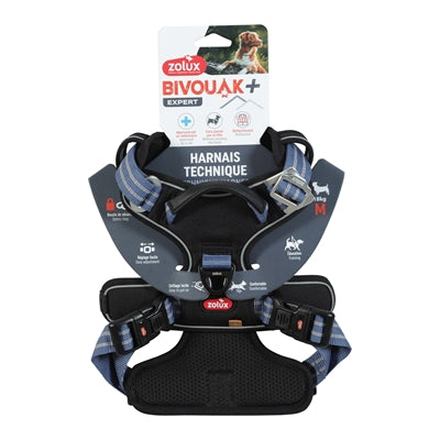 Zolux bvk harnais pour chien bleu