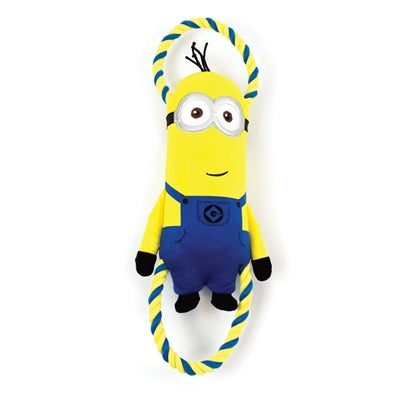 Minions peluche minion Kevin sur corde de soie