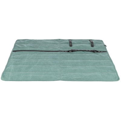 Trixie couverture pour chien couverture de voyage style ville carré vert sauge