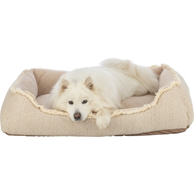 Trixie lit pour chien boho rectangulaire beige