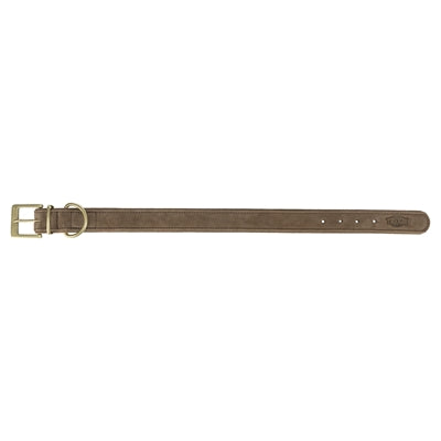 Trixie collier pour chien pur cuir marron