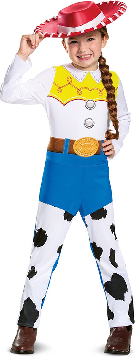 Déguisement Disney - toy story 4, costume jessie classique, taille m (7-8 ans), fille