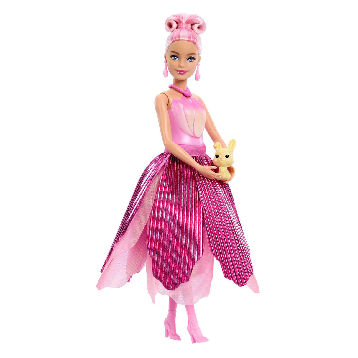 Barbie révèle fleur surprise tulipe rose