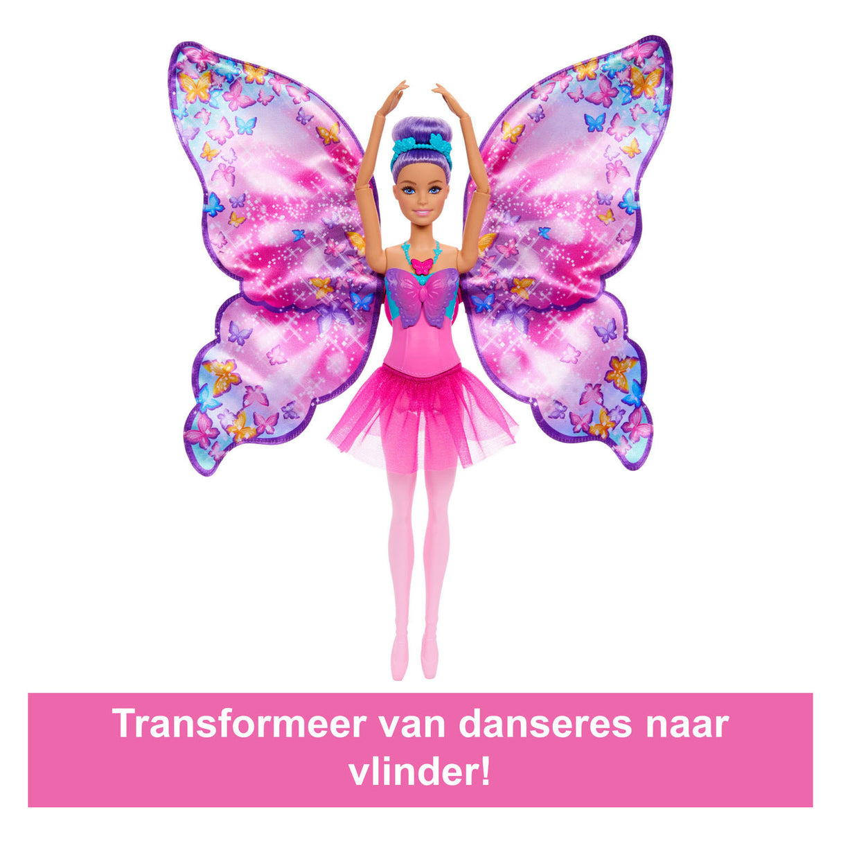 Poupée Barbie dansante et flottante – ailes de papillon magiques