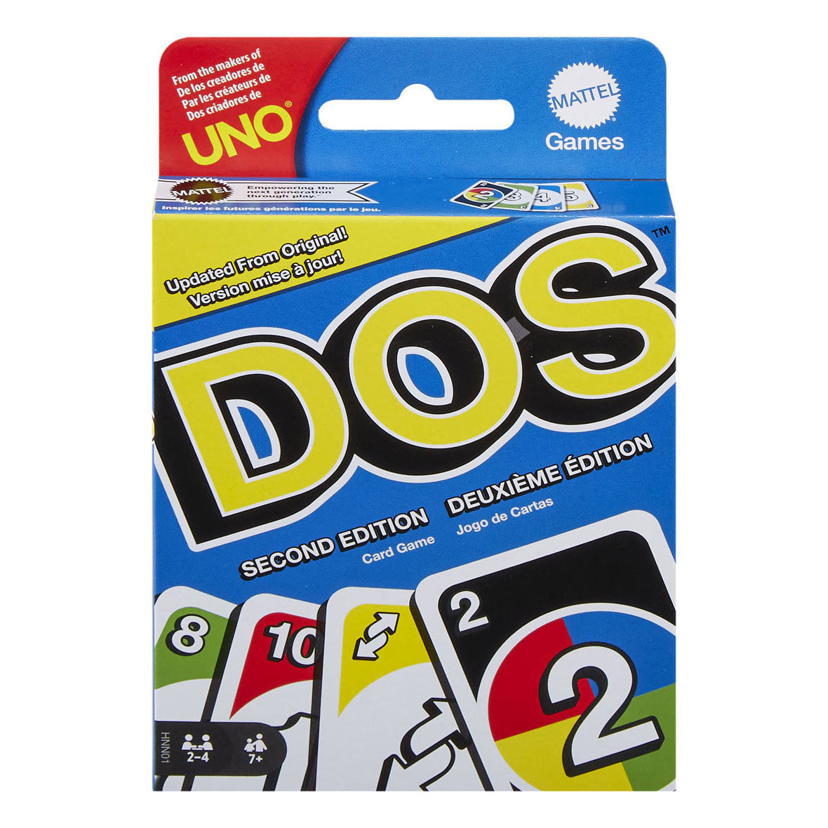 Mattel games uno dos deuxième édition
