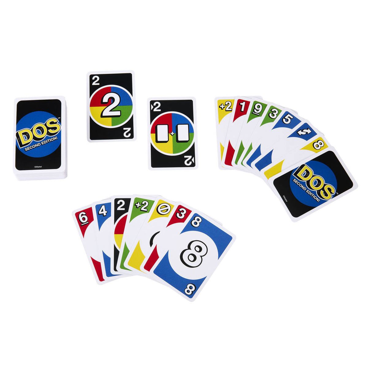 Mattel games uno dos deuxième édition