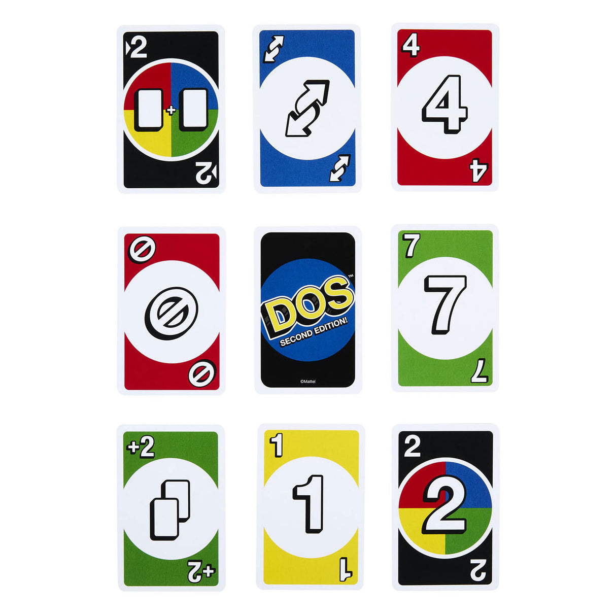 Mattel games uno dos deuxième édition