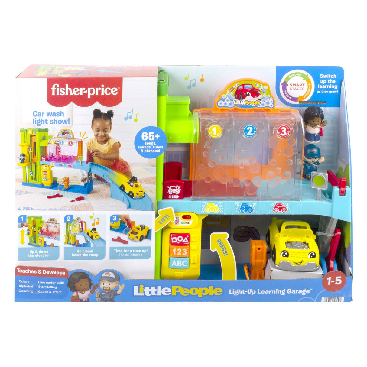 Fisher-Price Little People illumine le garage d'apprentissage - garage à jouets