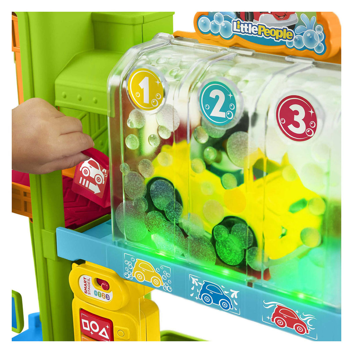 Fisher-Price Little People illumine le garage d'apprentissage - garage à jouets