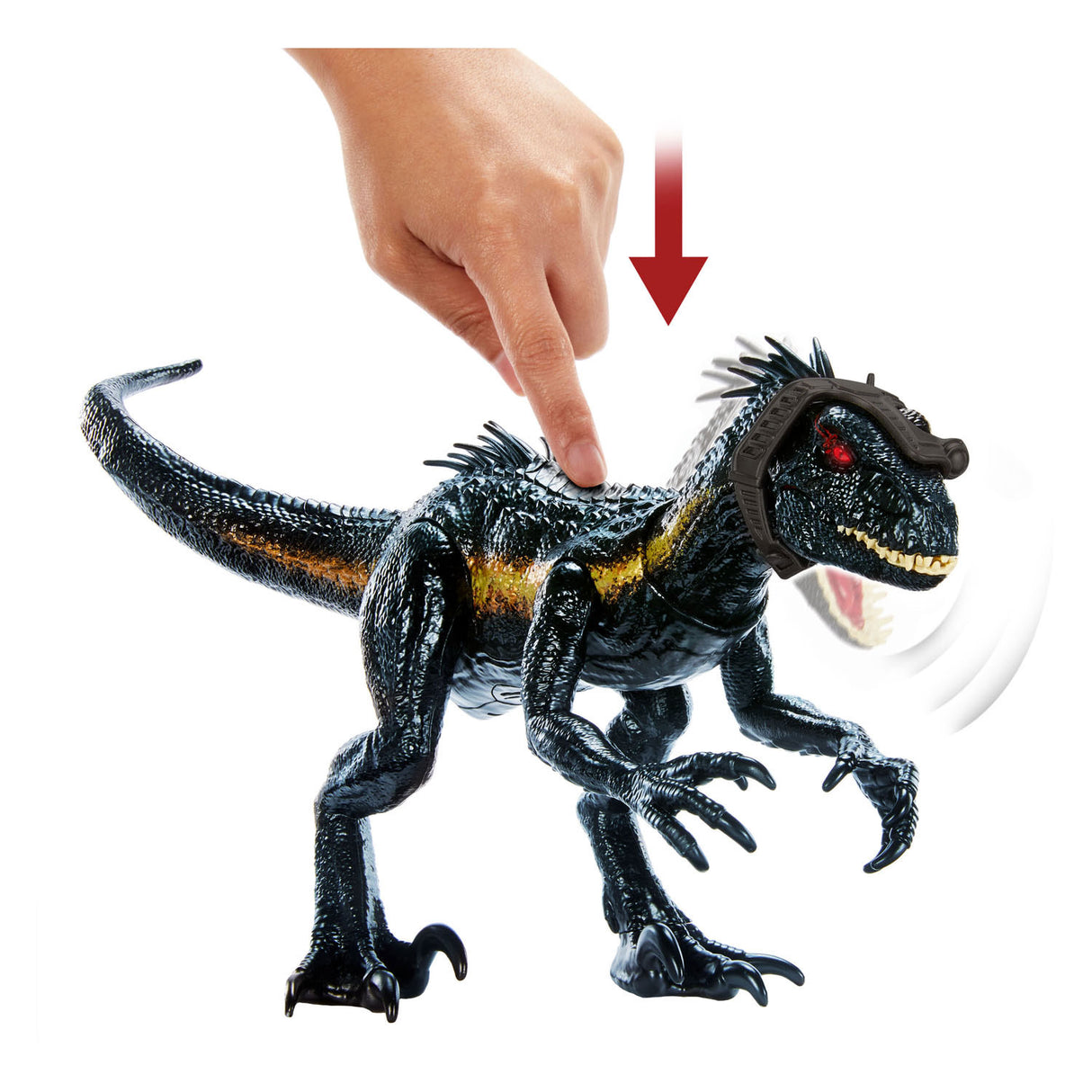 Mattel Jurassic World Track N Attack Indorraptor Dino Play Figure