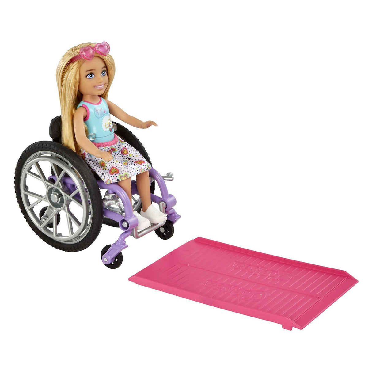Mattel Chelsea Poupée mannequin en fauteuil roulant Blonde