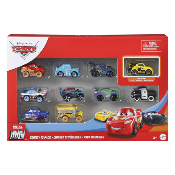 Véhicules Disney Pixar Mini Racers, 10 pièces.