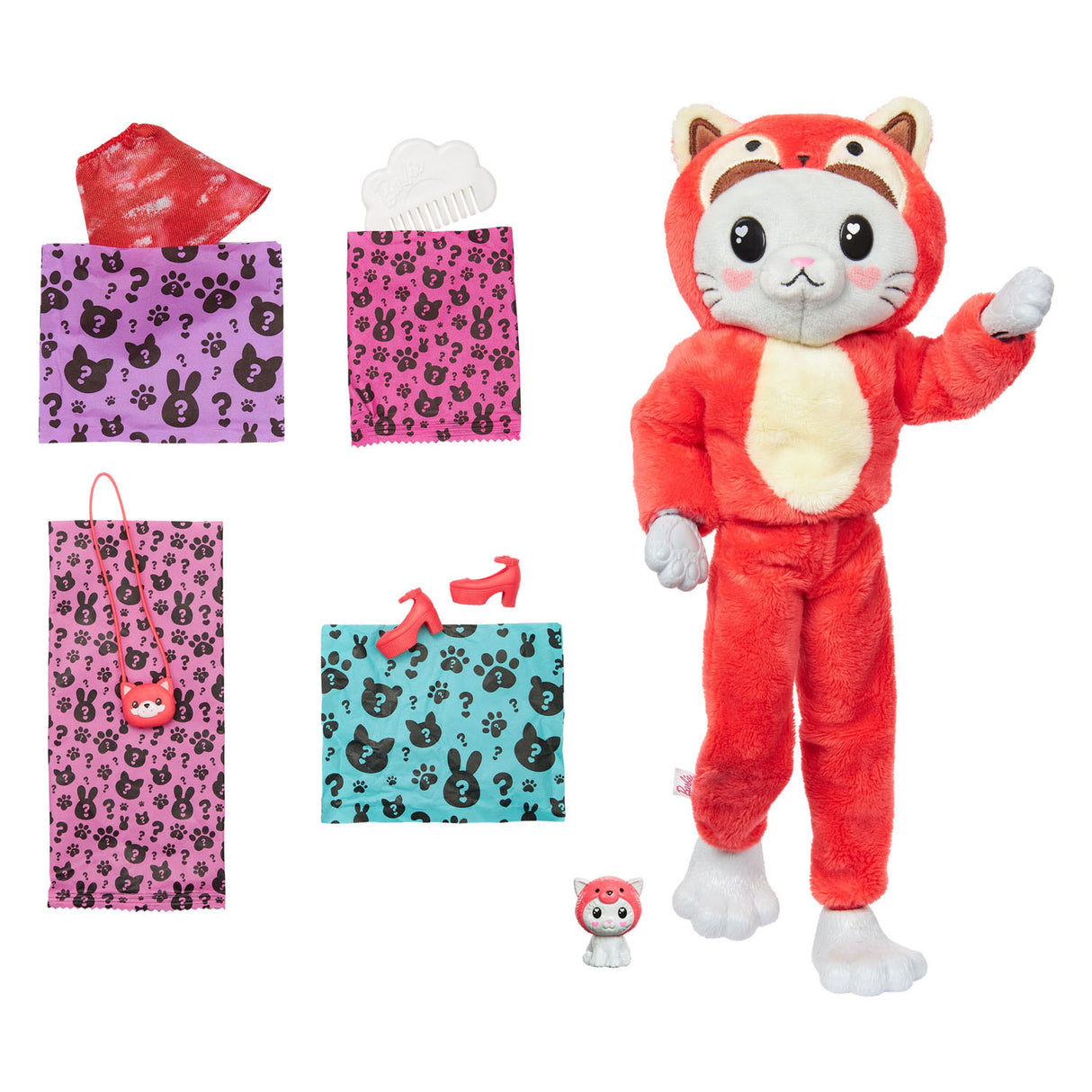 Mattel Barbie Cutie Revey Modepop Red Panda