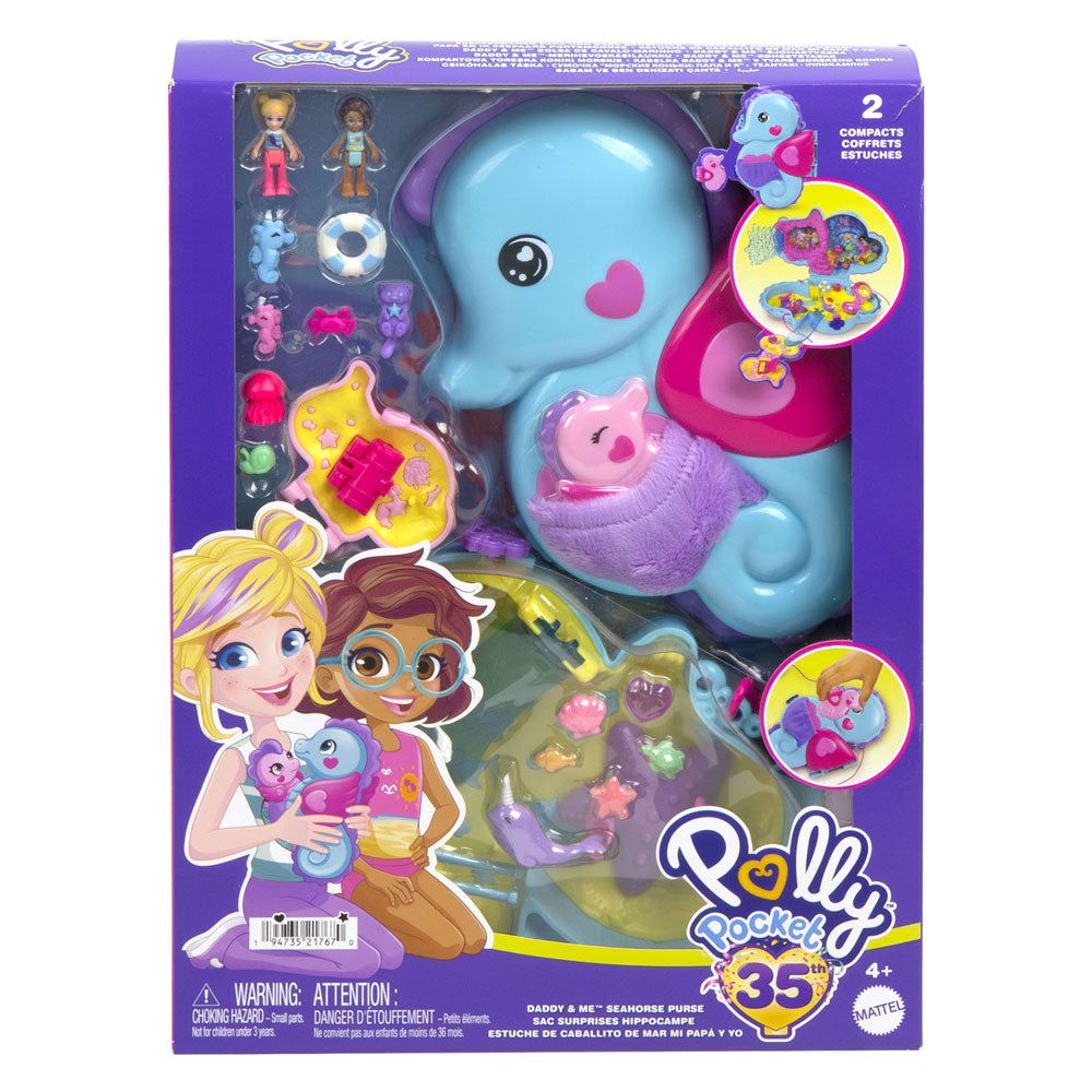 Mattel Polly Pockey Daddy Me Sac hippocampe