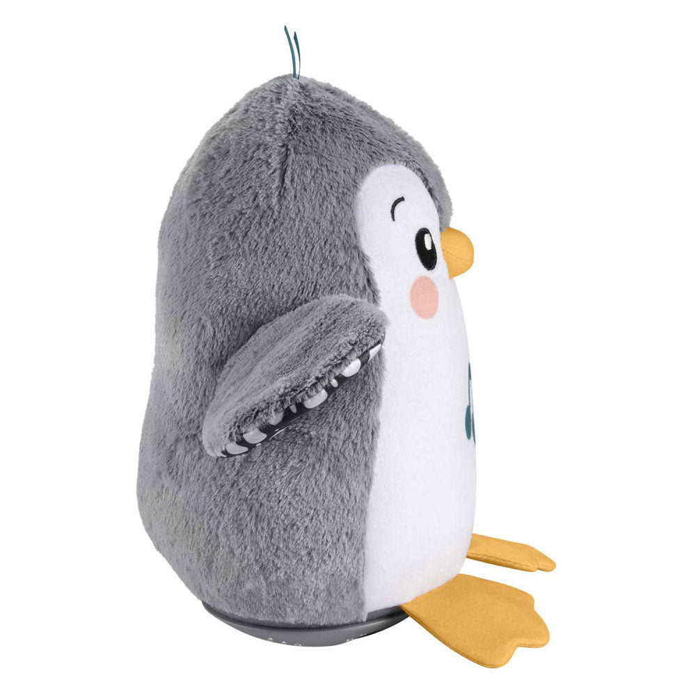 Pingouin oscillant à rabat Fisher-Price - 20 cm de haut - peluche interactive