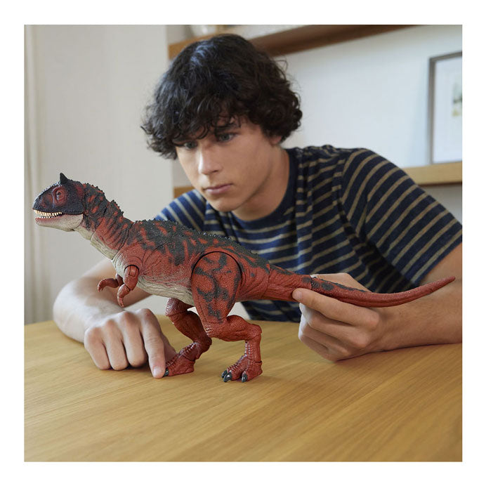 Mattel Jurassic World Hammond Collection Figurine de jeu dinosaure carnotaure