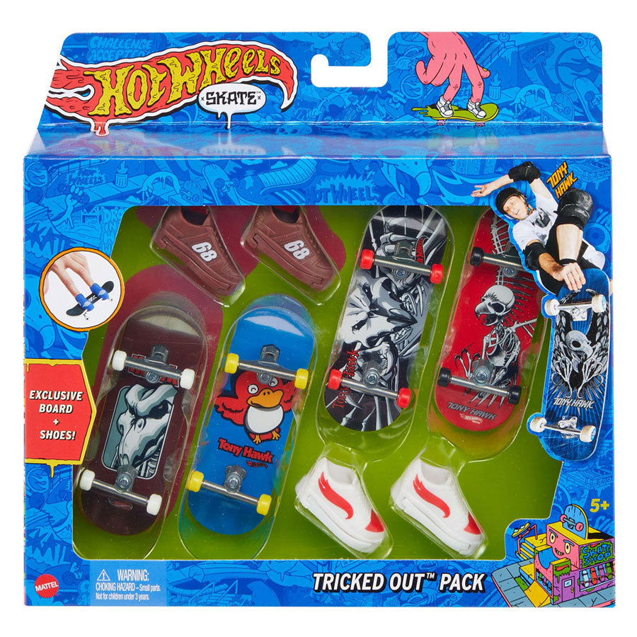 Roues chaudes doigts Kateboard multipack, 6dlg.