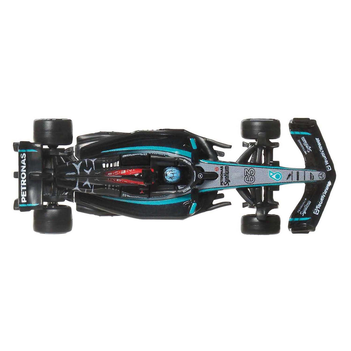 Hot Wheels Voiture de course de collection Formule 1 en métal de qualité supérieure - George Russell Mercedes-Benz