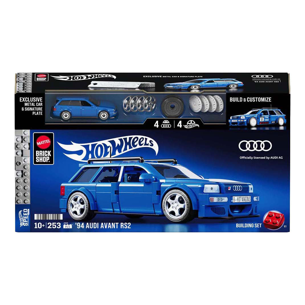 Mattel Brick Shop Hot Wheels Speed Series - '94 Audi Avant RS2 - Jouets de construction - 252 pièces
