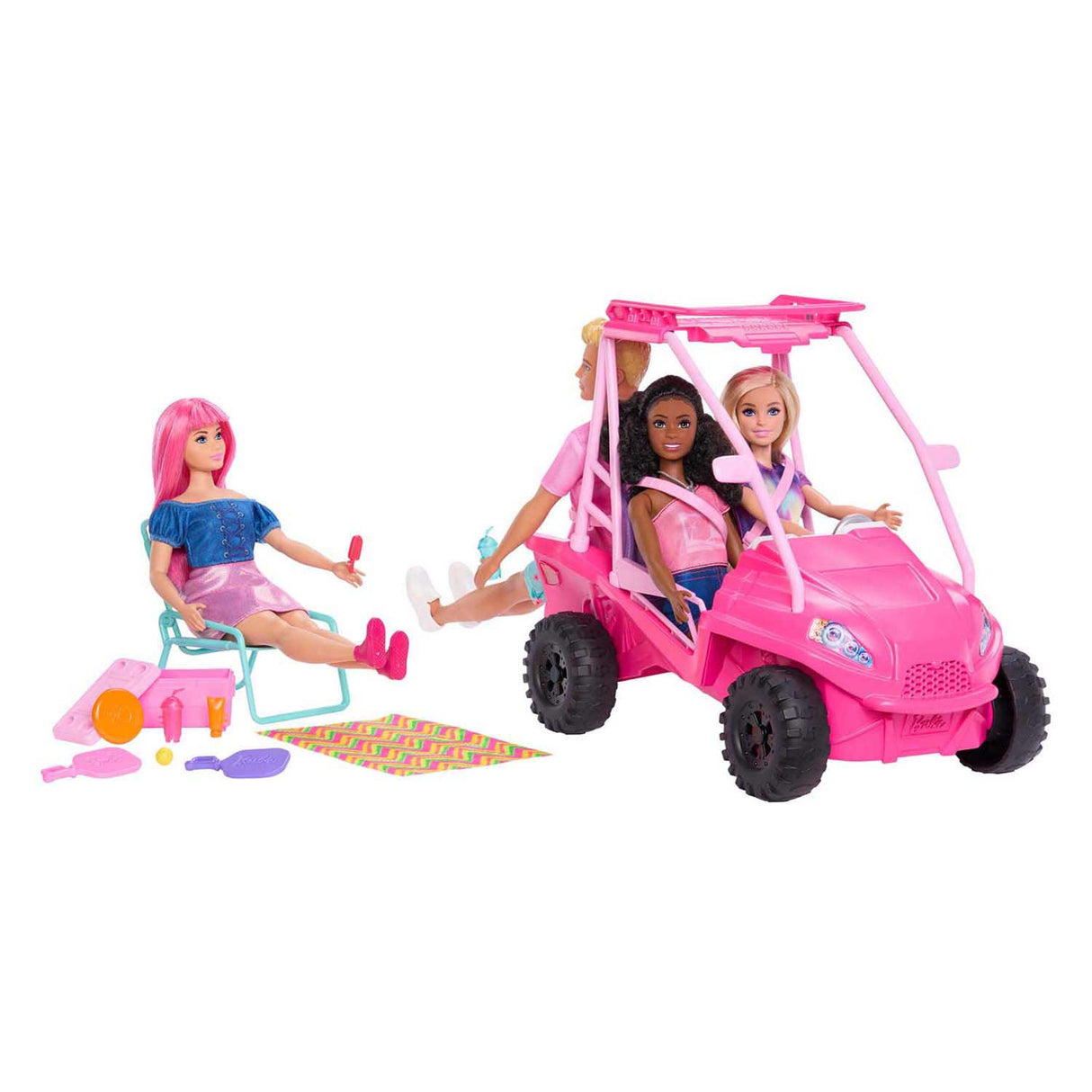 Mattel Barbie Mystères Détectives de plage Buggy de plage
